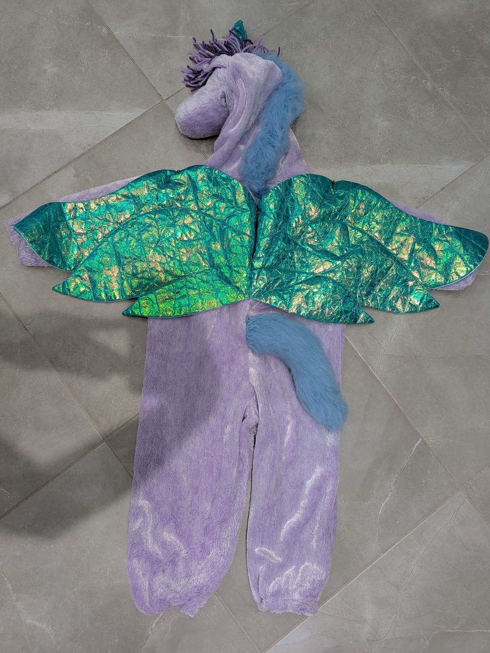 2/$25 Purple Unicorn Pegasus Costume – Kids 4-6X | Halloween Dress-Up